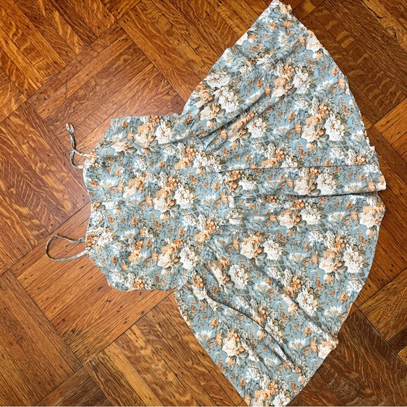 SHEIN Floral Mini Dresses - Yellow and Blue - Picture 5 of 7